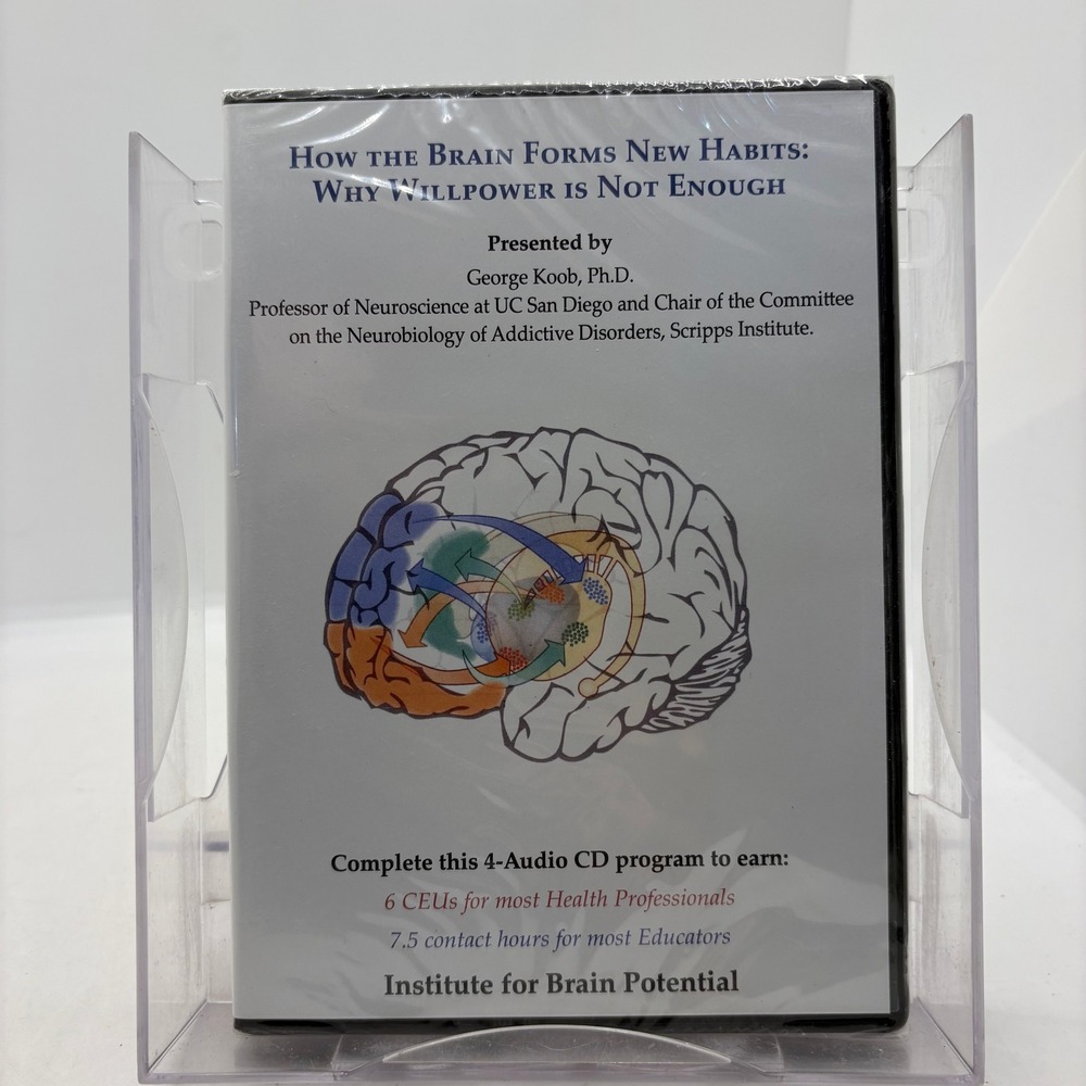 How The Brain Forms New Habits George Koob 4 Audio CD Program IBP Neuroscience